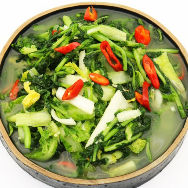 백열무물김치 맛있는 수제 백 열무 김치 2kg [원산지:국산], 1개