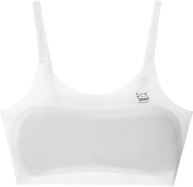 슈브레 가볍고 편안한 착용감 1단계 무봉제 통기성 조절 가능 어깨끈 주니어브라 초등 여아 청소년 심리스 노와이어 브라