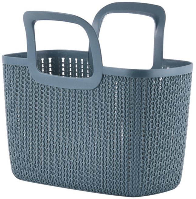 실리콘 목욕바구니 대형 접이식 스파 헬스 물놀이 바구니 욕실 가방, 네이비 실리콘 물빠지 목욕바구니