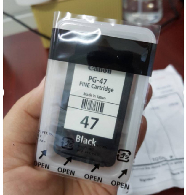 Canon 墨水匣 E400 E410 E460 E470 E3470 E4270 E3170, PG47黑色, 1個