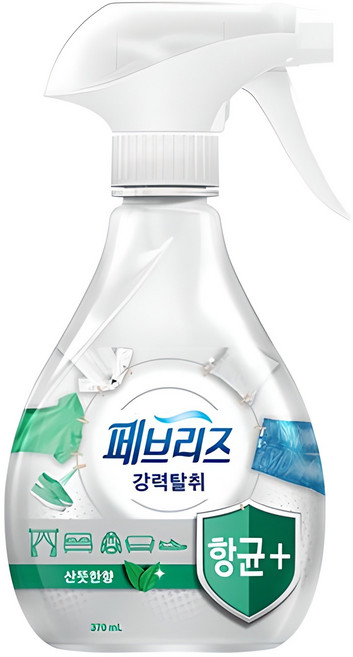 페브리즈 항균플러스 섬유탈취제 본품, 370ml, 1개, 산뜻한향