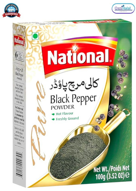 National Black Paper Powder 100g 내셔날 흑후추 100g, 1개