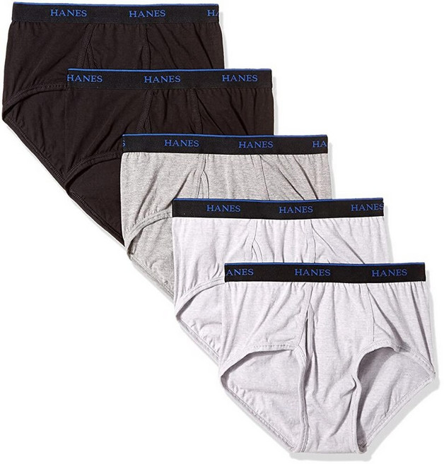 Hanes Ultimate FreshIQ 남성용 ComfortBlend 브리프 5팩 Freshiq 컴포트블렌드 브리프 5팩 모음