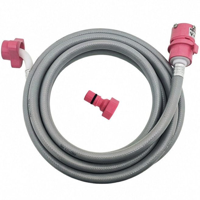 세탁기 급수 호스 연결 원터치 삼성 엘지 대우 국산, 1개, 3M(온수용)