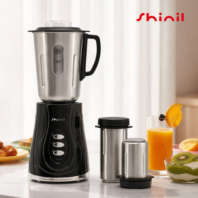 신일 중형 스텐 믹서기 세트 SMX-S1800