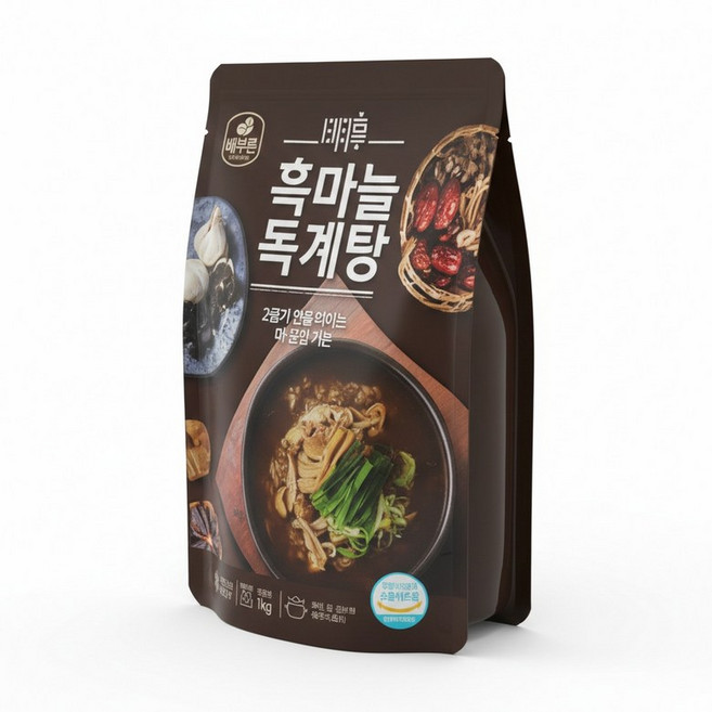 일월정 흑마늘 독계탕 1kgX2개+독계죽 1kgX2개, 2개, 1kg