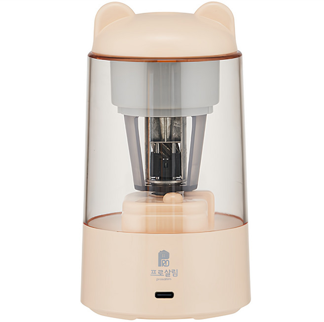 프로살림 오토베어 자동 연필깎이, 핑크, 1개