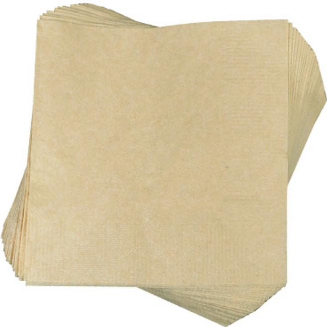 TYP 무형광 대나무 칵테일냅킨 1박스 8000매, 8000개, 1개, 갈색