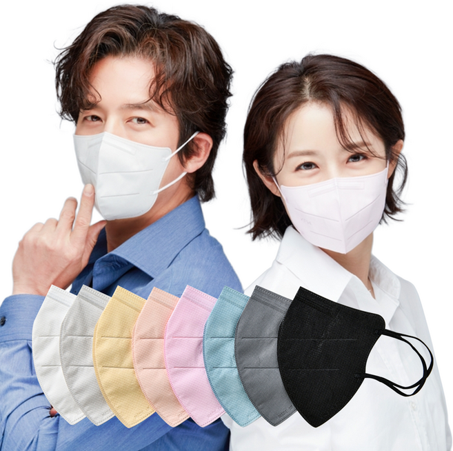 YOU&ME 정준호 국산 kf94 새부리형마스크 숨쉬기편한 귀안아픈 데일리 일회용 연예인 새부리, 25개입, 4개, 연회색