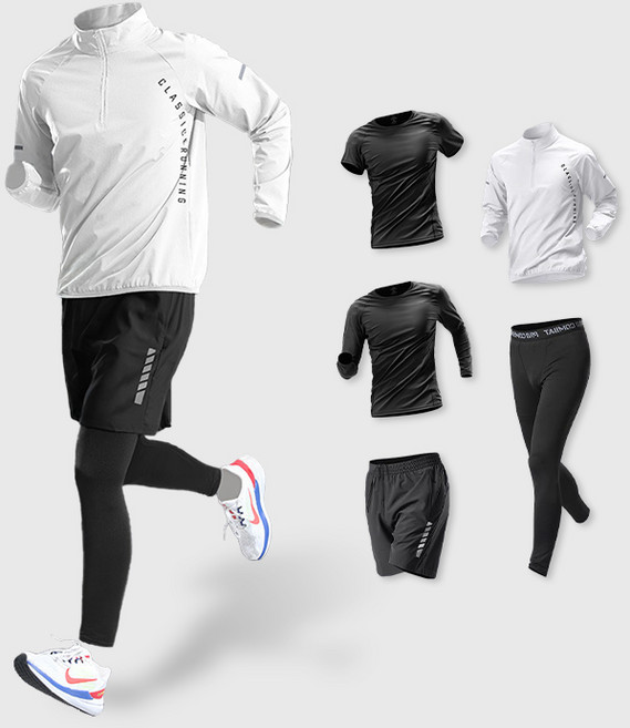 남성 트레이닝복 세트 기능성 러닝복 운동복 5종세트