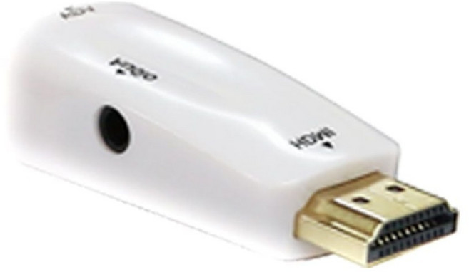 고해상도 hdmi to vga rgb d-sub 음성 오디오 지원 영상 변환 컨버터 젠더 영상젠더 rgb컨버터