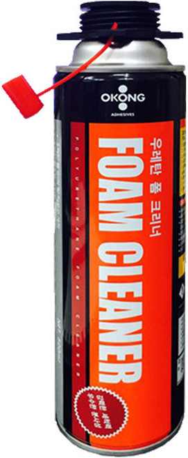 오공 폼클리너 우레탄폼 실리콘 스프레이 폼 제거 세척제, 1개