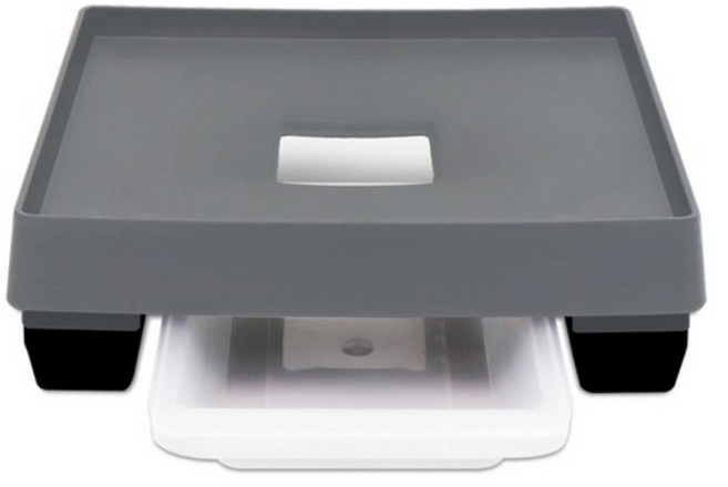 화분월드 뉴 고정식 모던 베이직 정사각 화분 받침대, Beauty Gray, 1개