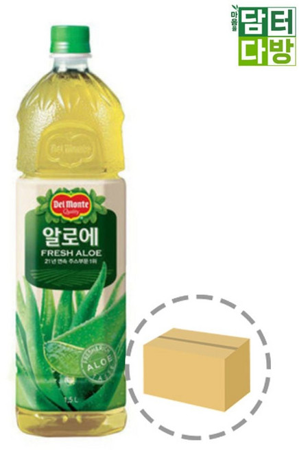 롯데 델몬트 알로에 로어슈거 1.5L (6페트) cha+09009BI, 9999