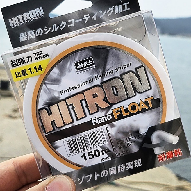 조무사 히트론 나노 플로트 세미플로트 살구색 바다 낚시 원줄, 3.0호, 1개