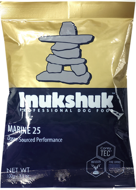 이누슈크 프로페셔널 마린 30/25 저알러지 눈물사료 라지바이트, 1개, 100g, 연어