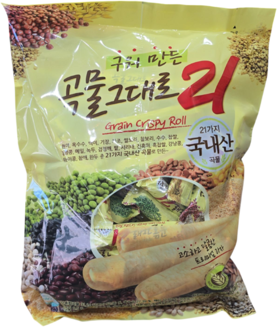 곡물그대로21 크리스피롤, 650g, 5개