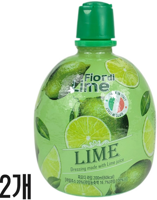 피오디라임 피오디라임즙 라임즙 3개 피오디 비린맛제거, 200ml, 2개