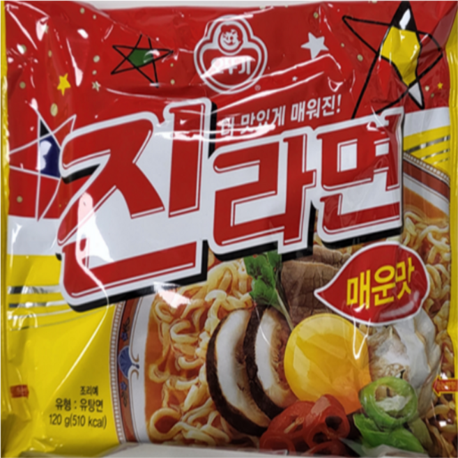 오뚜기 진라면 매운맛 120g×40개, 40개
