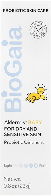 BioGaia Aldermis 아기용 프로바이오틱 연고 건조 및 민감성 피부용 23g(0.8oz) BioGaia (바이오가이아), 1개, 23g - 쿠팡