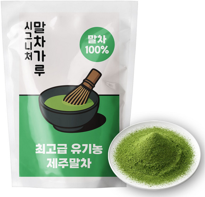 레시피뱅크 제주 말차가루100% 유기농 원물 파우더, 1개, 1개입, 500g