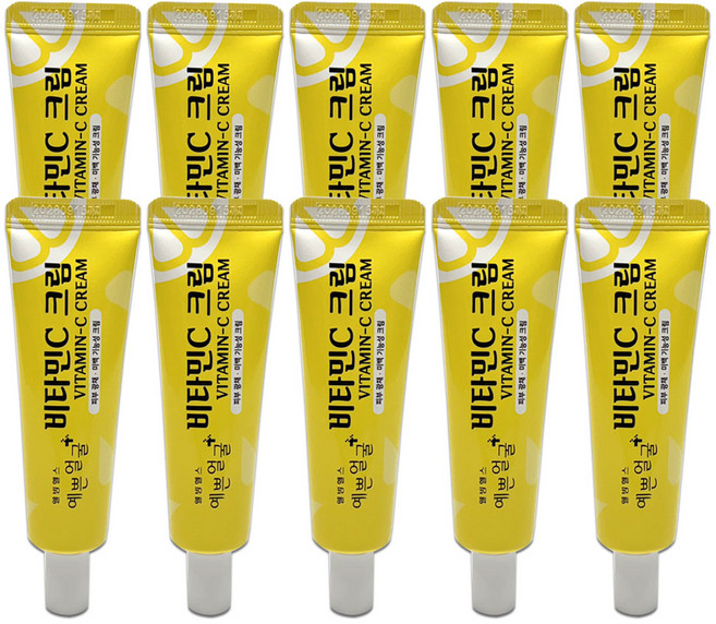 예쁜얼굴 비타민c크림 미백 광채크림, 25g, 10개