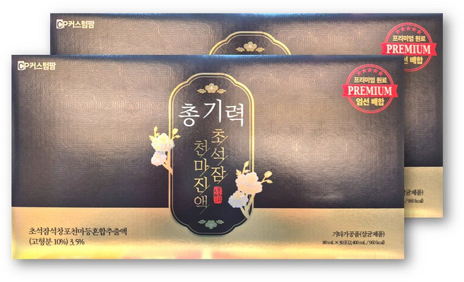 총기력 초석잠천마진액 수험생 기억력영양제, 2박스, 2.4L