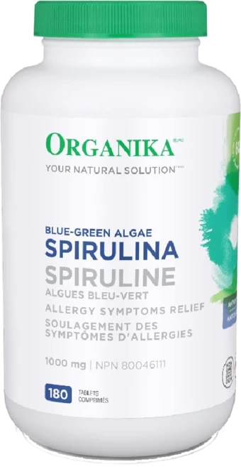 오가니카 스피룰리나/ Spirulina 불루그린알개 1000mg 180타블렛, 1개, 180정 - 쿠팡