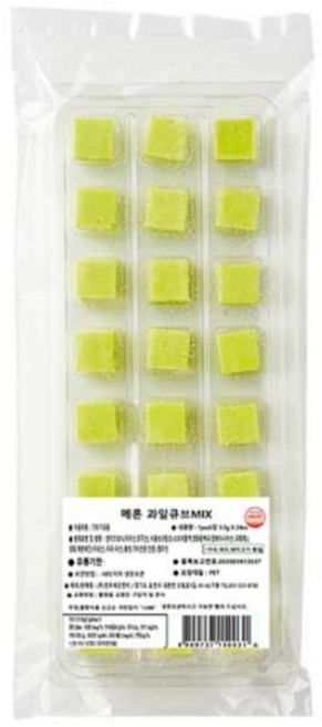 과일 큐브 치즈 메론 80g, 40개