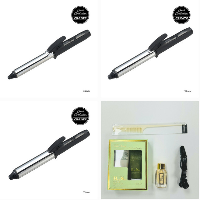 그리에이트 티타늄 컬링 미러 아이롱, 32mm