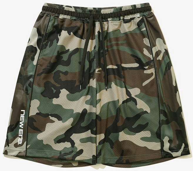 뉴에라 버뮤다 메쉬 숏 팬츠 우드랜드 카모 14954711
