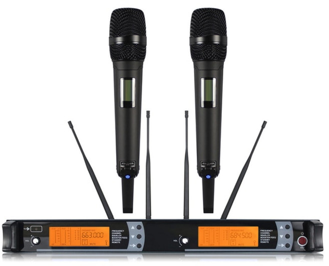 Sennheiser 무선 마이크 고품질 SKM9000 2 채널 트루 다이버시티 성능 노래방, 02 Black