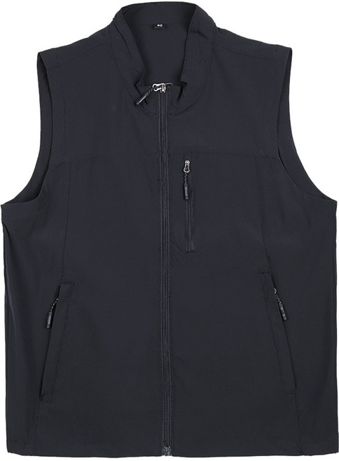 노블코리안 작업조끼 주머니많은 빅사이즈 스판 바람막이 기능성조끼