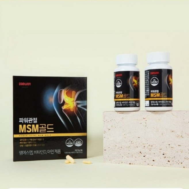 더SSB msm 2000 관절영양제 식이유황, 2개, 120정