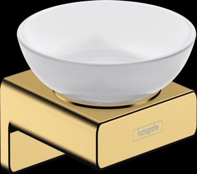 한스그로헤 비누 손세정제 디스펜서 액체 브론즈 골드 크롬, 1개, 41746997 폴리싱 골드 비누 받침대