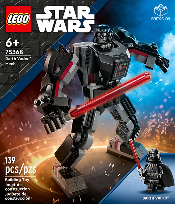 레고 75368 스타워즈 다스베이더 로봇, 1개