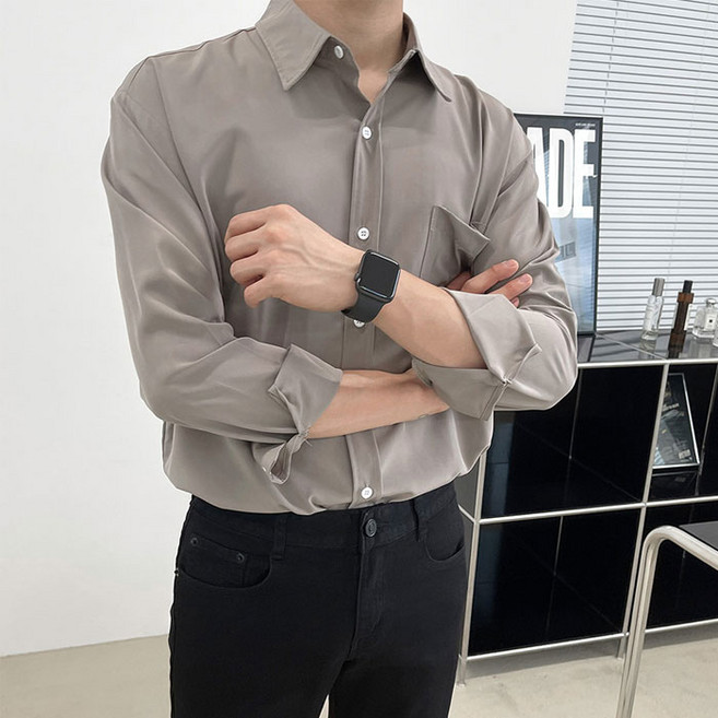 콘피아르 남성용 링클프리 카라셔츠 TC6107