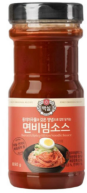 백설 면비빔소스, 2개, 890g