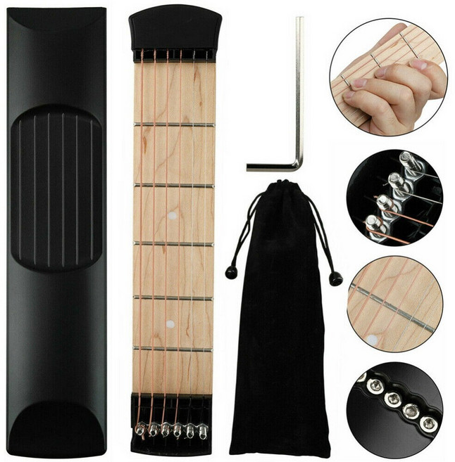 기타코드연습기 6스트링 4플렛 포켓스트링스, 1개