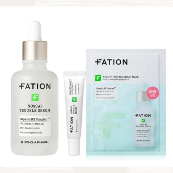 파티온 노스카나인 트러블 세럼 50ml+40ml+크림 10ml, 1개, 90ml