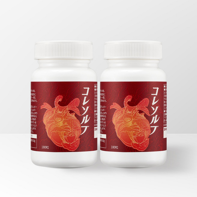 콜레솔브 홍국 모나콜린 나토키나제 180정 x 2개