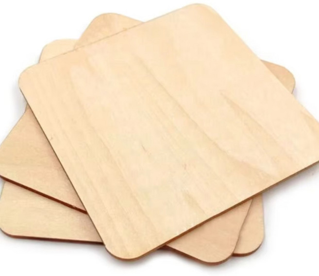 사각나무판 나무판자 우드공예 목재 미술 DIY 10pcs, 10개, 100mm