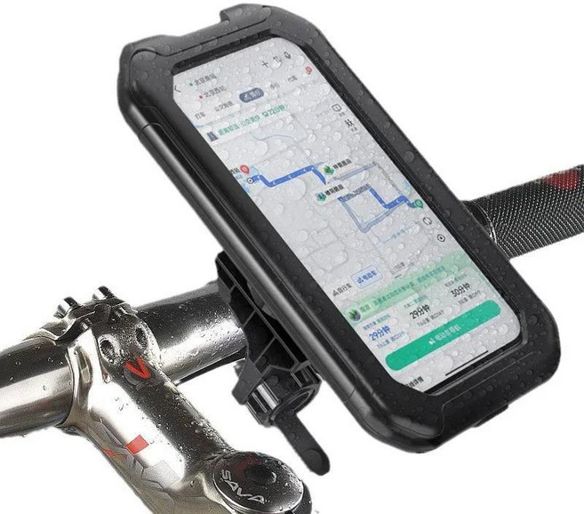 오토바이 전화 홀더 충격 방지 안정적인 자전거 전화 지원 회전식 자전거 전화 스탠드 야외 라이딩 오토바, 01 Shock Absorber