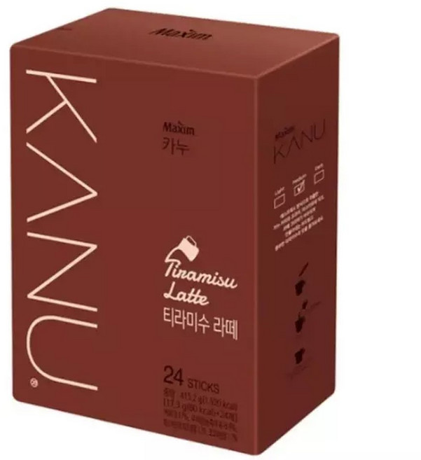 동서식품 카누 라떼 티라미수 24T 1박스 ABZ7686
