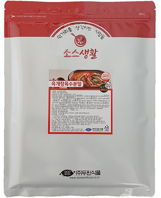 [두원식품] 육개장 육수 분말, 10개, 1kg