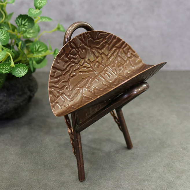 아리공방 재물상승 금속 지게 장식품 금전운 이사선물 행운부적 삼재부적 액운부적 전통장식, 황동, 민자, 전통 미니키 소사이즈