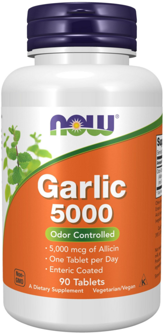 NOW Foods 濃縮大蒜精華錠, 90顆, 1罐