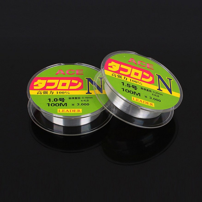 100M 돌아온 변강쇠 보스2 100M 민물낚시줄, 투명