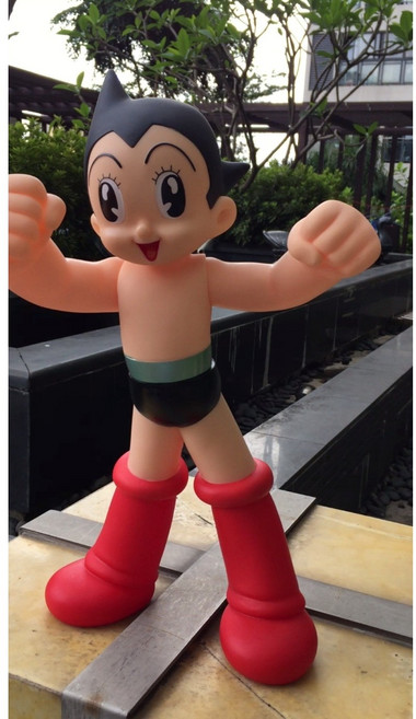 액션 아톰 피규어 아트토이 카페 매장 디스플레이, 양손 주먹 아톰 40cm, 1개