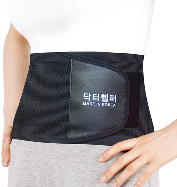 의료용 약국 닥터헬퍼 시원한 허리보호대 여름용 국산 허리디스크보호대 통증 복대 견인치료, 1개